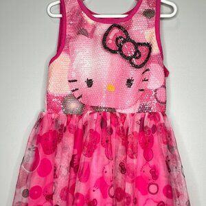 💗 Beautiful Pink Hello Kitty Dress Sz (7/8) 💗